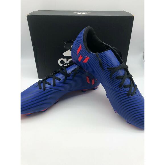 Adidas Nemeziz Messi 19.4 FxG Soccer Cleats FW8402 Royal Blue/Red Size 12📦 - Picture 1 of 12